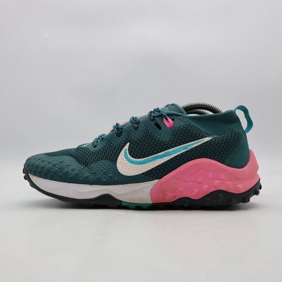 Nike Wildhorse 7 Women's 10 Dark Teal Green Trail Running Athletic Sneakers - Picture 4 of 10